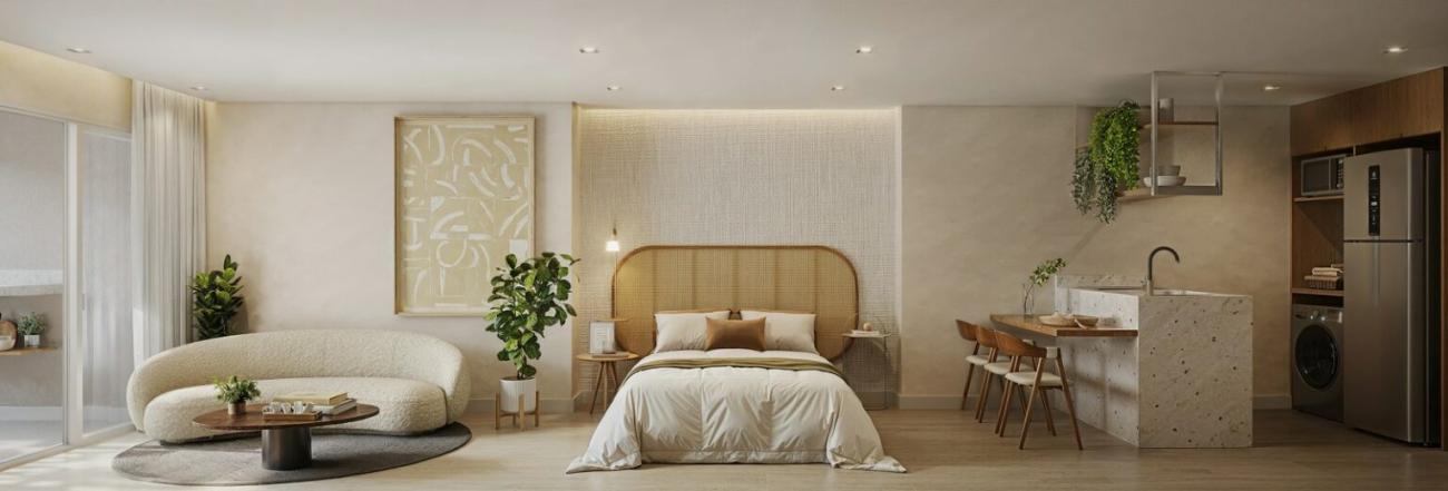 Apartamento, 1 quarto, 38 m² - Foto 1