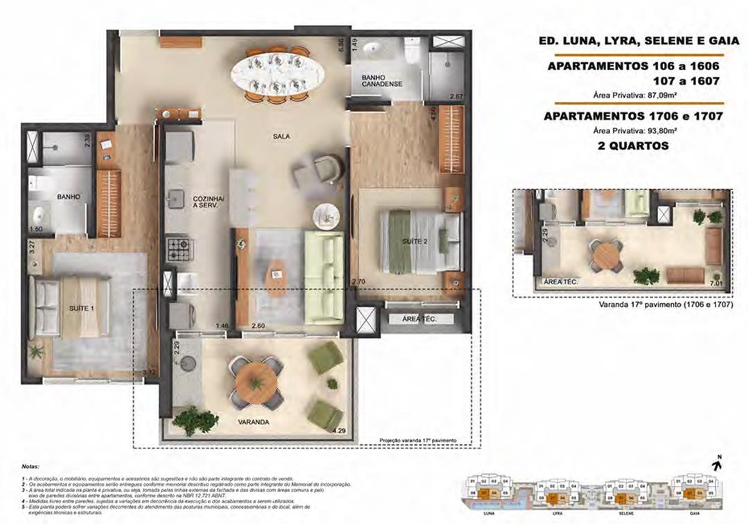 Apartamento, 2 quartos, 90 m² - Foto 9