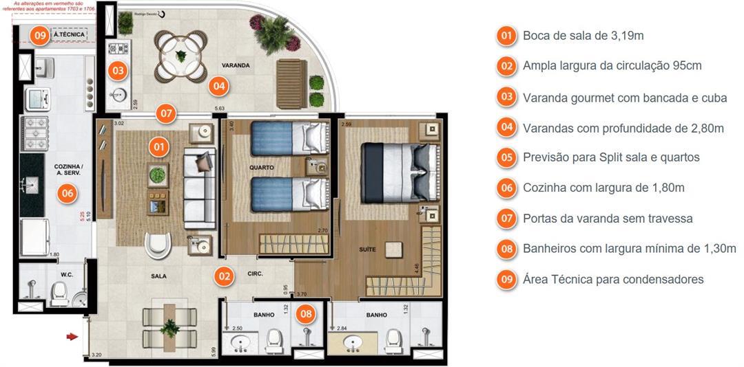 Apartamento, 3 quartos, 115 m² - Foto 9