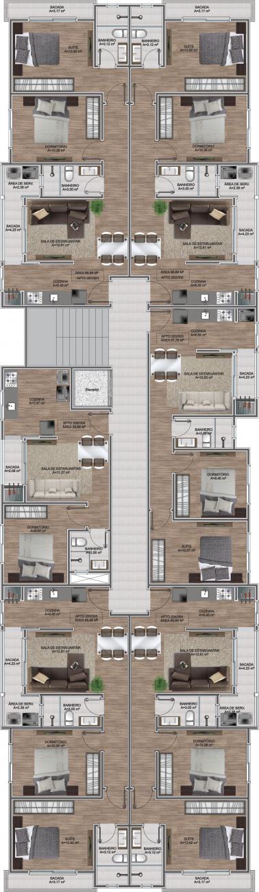 Apartamento, 2 quartos, 67 m² - Foto 4